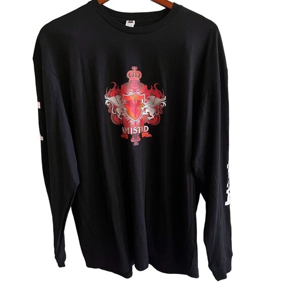 Smart Blanks Sweater Womens XL Plain Black Embroidered Long Sleeve Pullover - Picture 1 of 8